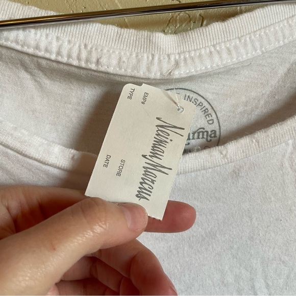 🚨FLASH SALE🚨 Neiman Marcus Project Karma Let It Be White Tee Shirt - Picture 10 of 10
